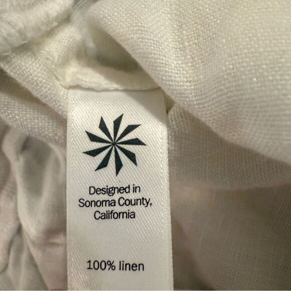 Athleta 100% Linen Drawstring Shorts - Picture 3 of 6